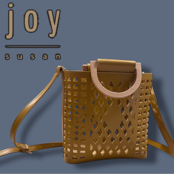 Joy Susan Handbags - ⭐️HP⭐️ Joy Susan Madison Cut Out Tote in Mellow Yellow. 👜